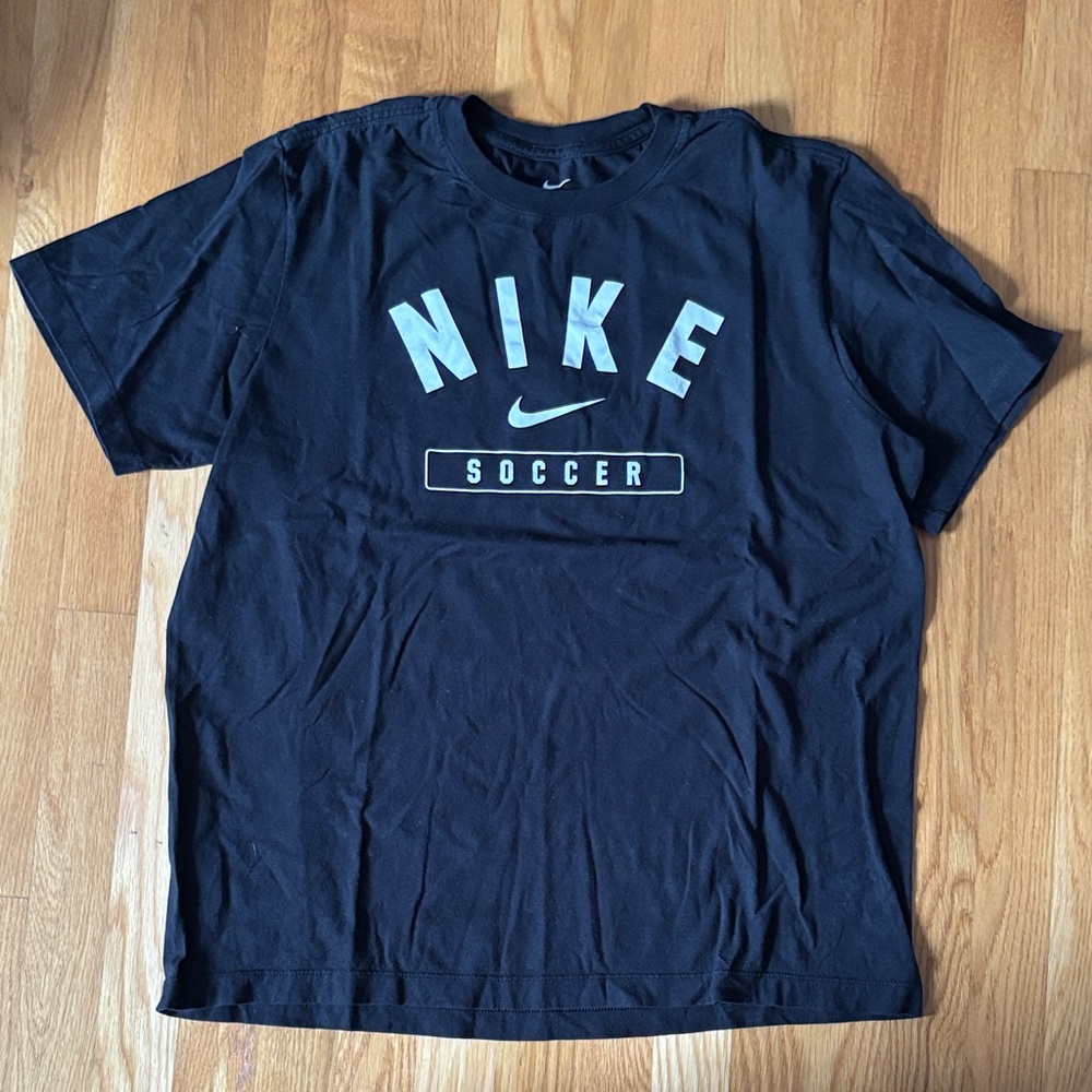Nike Men's L Black Soccer T shirt